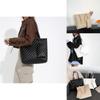 Stylish Large Capacity Quilted Shoulder Tote Bag For Women Urban Chic Handbag 2023 Trend