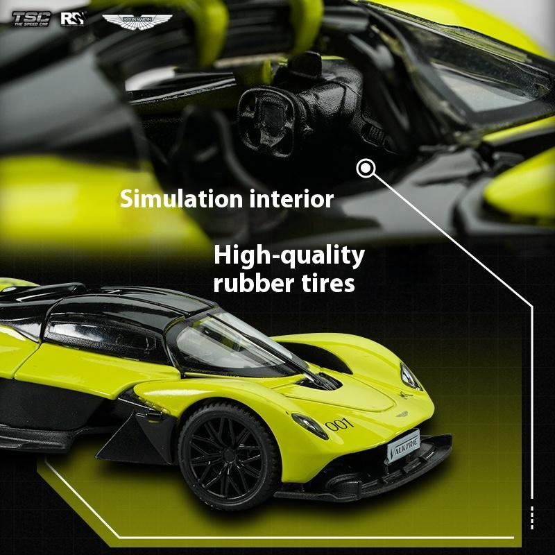 Tsc Speed Card 1:43 Aston Martin Valkyrie Симуляция Сплав Коллекционная Модель Автомобиля Украшение Рождественский Подарок Для Мальчиков
