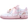 Кроссовки Nike Air Force 1 для скейтбординга, детские, белые с розовым, CT3839-107(Team130-VAM)
