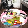 Edd Eddy Adventure Round Rug for Livingroom,Bedroom, Palyroom, Chair Rug, Area rug, Circle Carpet, Large Size Fan Christmas gift