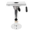 Boat Seat Pedestal Aluminum Alloy 360 Degree Swivel 330 To 480mm Adjustable Height Detachable Pedestal for RV Yacht