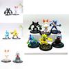 Adorable Pvc Action Figures Set Featuring 6 Unique Pocket Monsters Collectibles