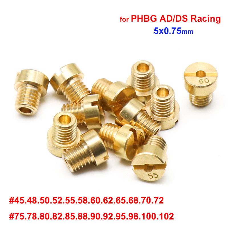 ZSDTRP Carburetor Idle Main jet For PHBG Carburetor Jets For Dellorto PHBG Carb Main Injector Dellort 1486 Idle Pilot Main Jet