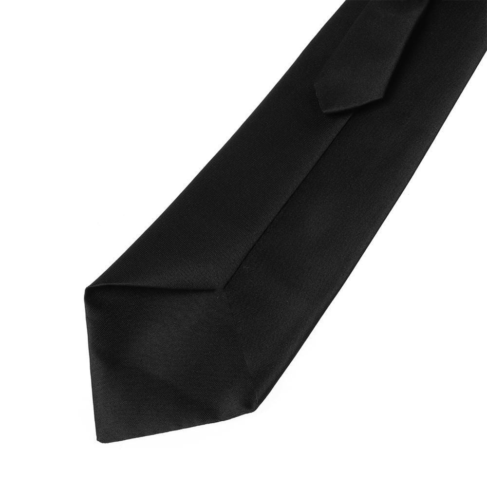 Шелковые Аксессуары для Одежды Черный Узкий Галстук Галстуки