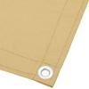 Vidaxl Parawan Balkonowy, Piaskowy, 90X400 Cm, 100% Poliester Oxford