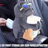 Держатель для салфеток в виде животного, Животное 2 в 1 Автомобильная коробка для салфеток и мусорное ведро, Милый плюшевый мультяшный автомобильный мусорный бак, Чехол для салфеток на подлокотник автомобиля для автомобиля