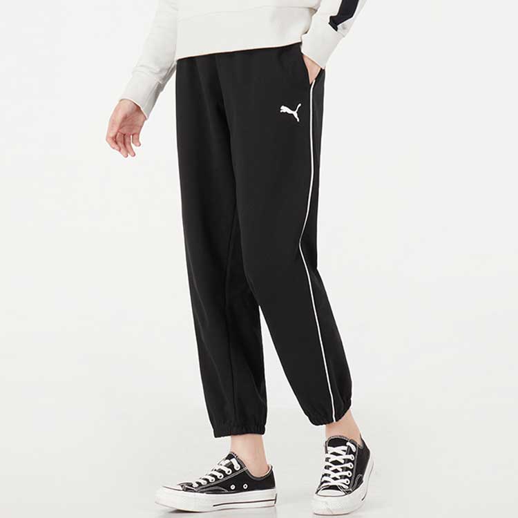 Puma Беговые тренировочные штаны на шнуровке женские брюки черные 849475-01