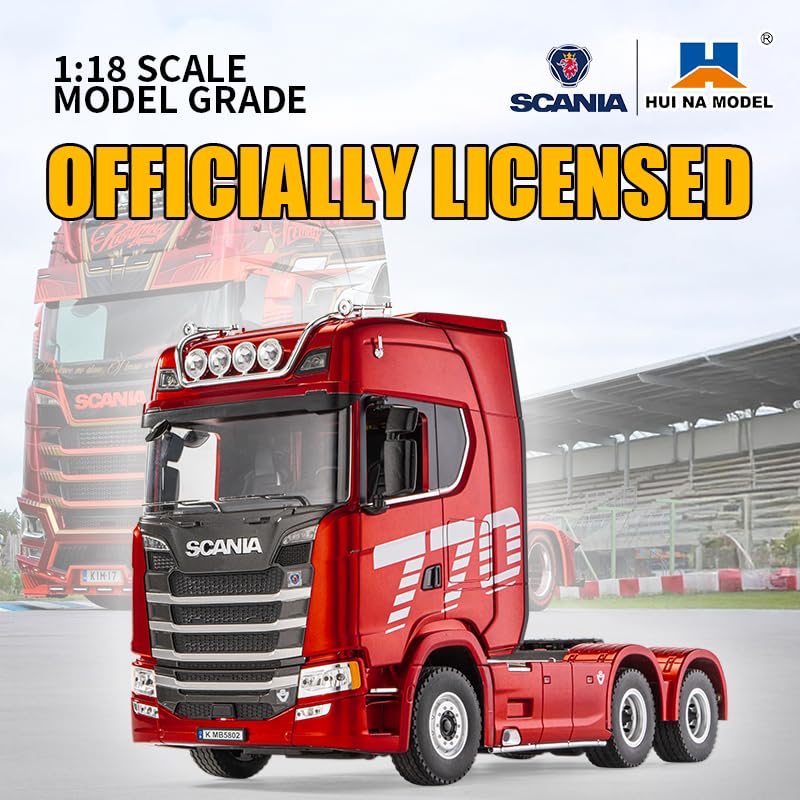 770S RC Trailer Scania Official Licensed Towing RTR 118 Truck, Product, 2.4GHz 19-Channel Operation, Trailer, (Ready-to-Run) Model.