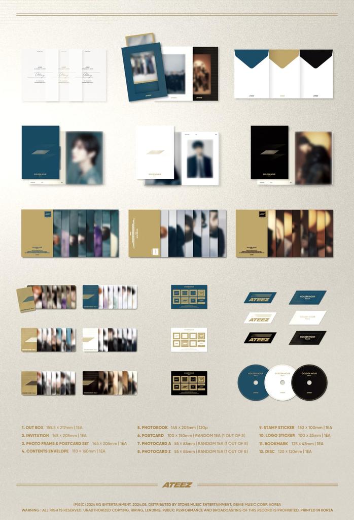 ЗОЛОТОЙ ЧАС Часть 1 (10-й мини-альбом, корейский CD, случайная версия)