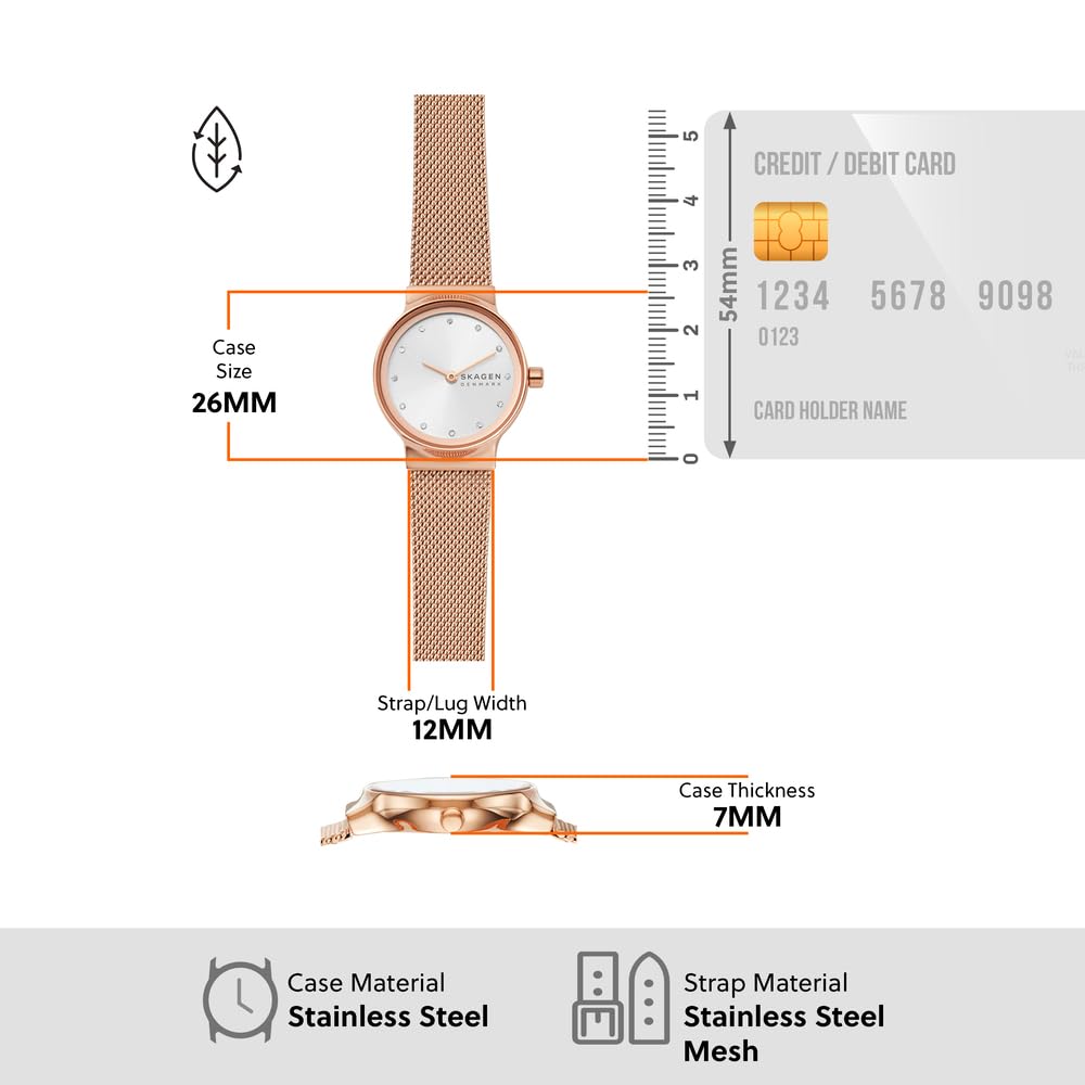 Skagen SKW2665 FREJA сетчатые женские часы [продукт]