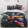 Rockman Megaman Game Bedding Set Game Fans Gift Bedroom Decor For Kids Adults Duvet Cover Set King Queen Size Bedding Set