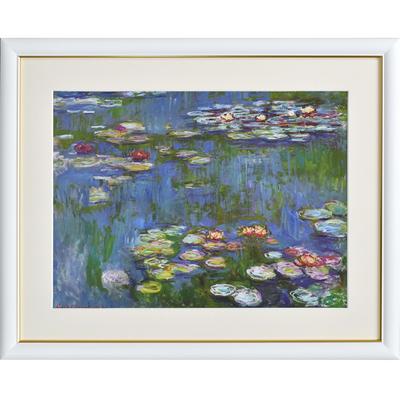 Галерея Sunny Town Картина в раме "Кувшинки" Клода Моне (с веревкой и крючком) F4 34 x 42см