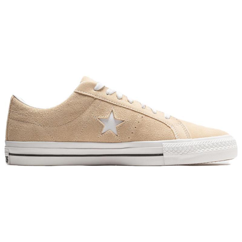 Converse One Star Pro Snl Non-slip and Abrasion Resistant Low-Top Board Shoes Unisex Off-White