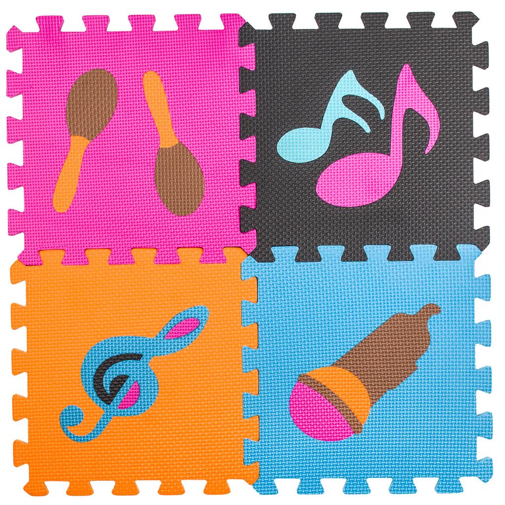 Children's foldable foam puzzle mat for the floor to play with for a first birthday