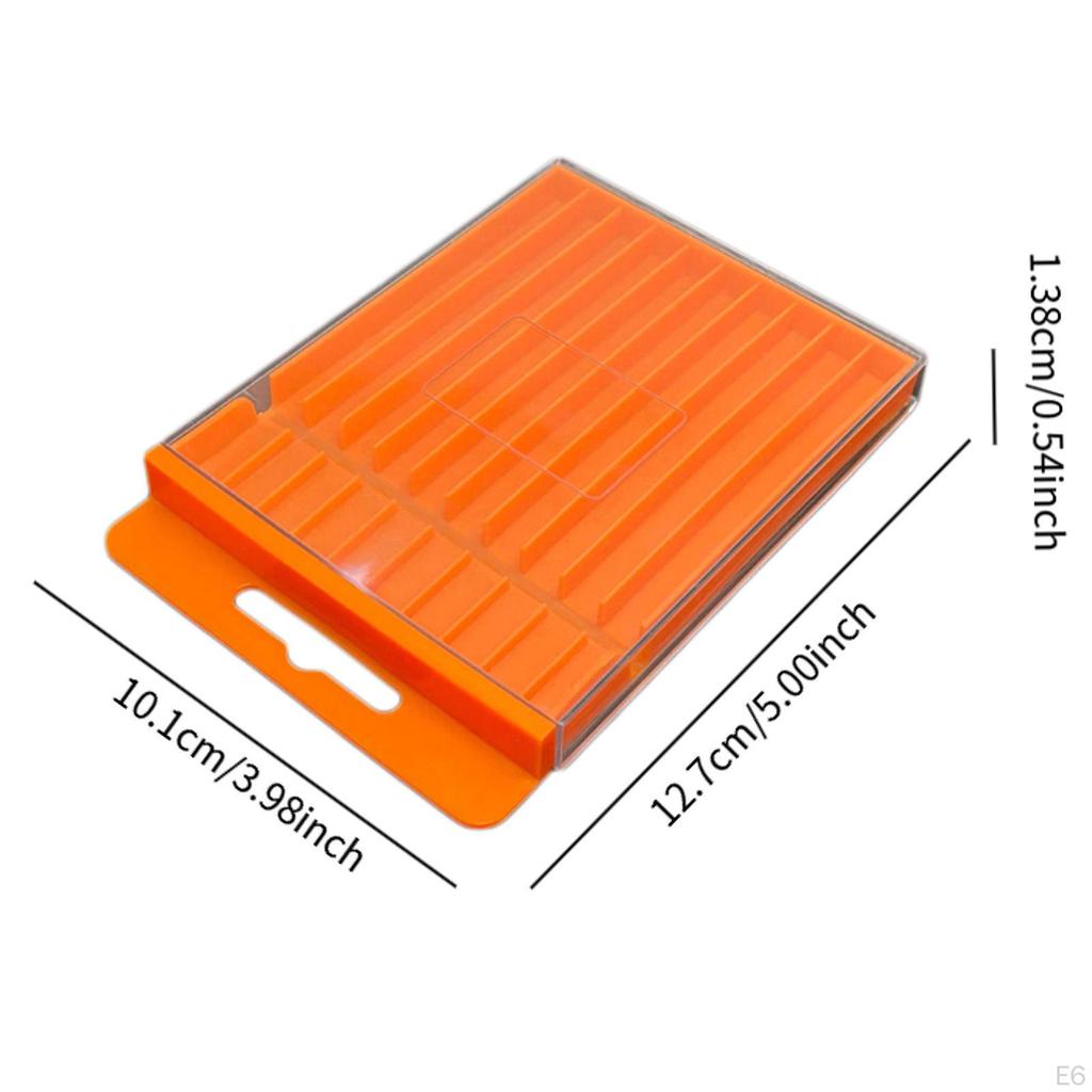 Bits Storage Box Holder Dispenser Tool Carrier Empty Case Organizer for Home Diamond