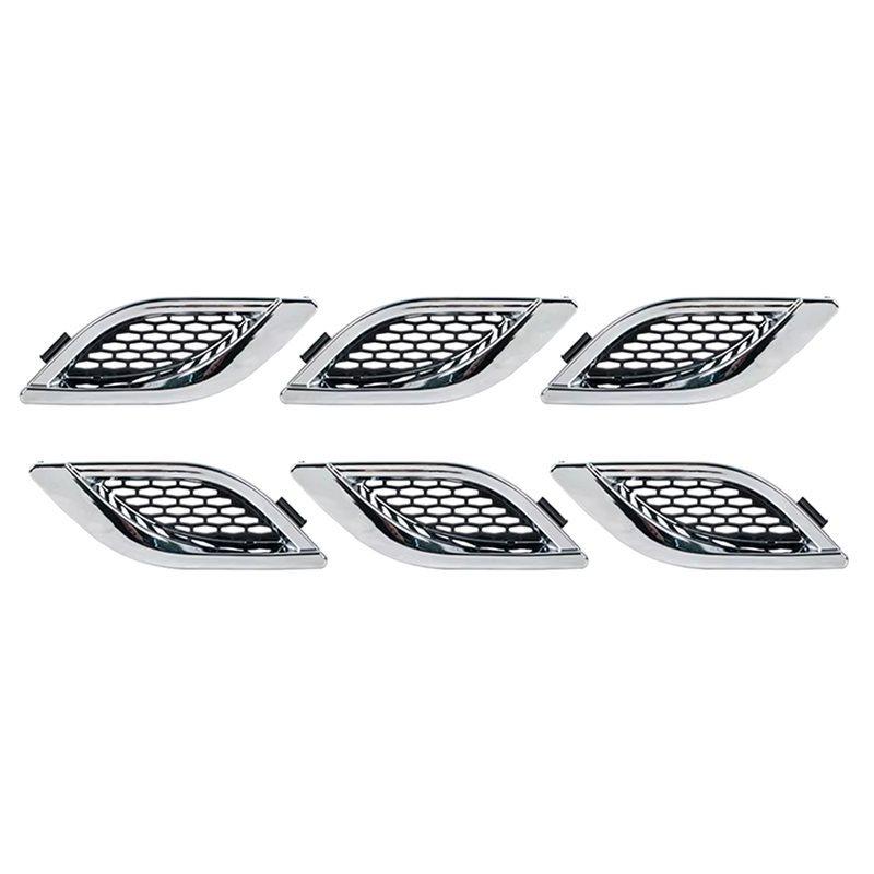 Precise For Quattroporte 2014-2020 Car Front Side Grille Air Intake Fender Vents Grill 670010339 670010340
