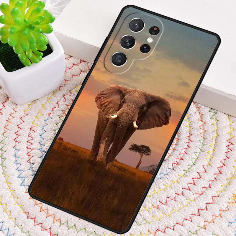 Чехол для телефона 'Слон-Сепия' для Samsung Galaxy note 10 pro S26 Ultra S23 S24 FE S25 S21 S22 PLUS ударопрочный
