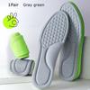 NO.8 1Pair Sport Insoles for Shoes Sweat-Absorbing Breathable Deodorant Insole for Feet Growing Sole Sponge Massage Shoe Inserts Pads