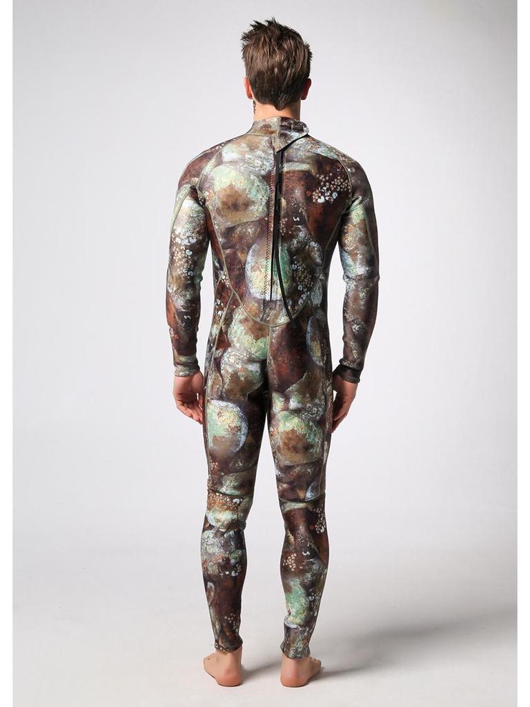 Neoprene 3MM Camouflage Diving Wetsuit - Warm, Cold-Proof One-Piece Surf Suit