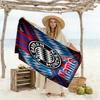 Bayern Munich Crest Customizable Name Beach Towel Super Soft Microfiber Quickdry Fabric