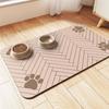 Quick Dry Pet Feeding Placemat Absorbent Cat Feeder Pad Floor Mat Pet Food Bowl Mat  Pet Supplies