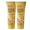 Multani Natural Gold Hair Removal Cream 60 ml Pack of 2 Radiance Formula Enriched With Gold Pearl Powder Vitamin E
