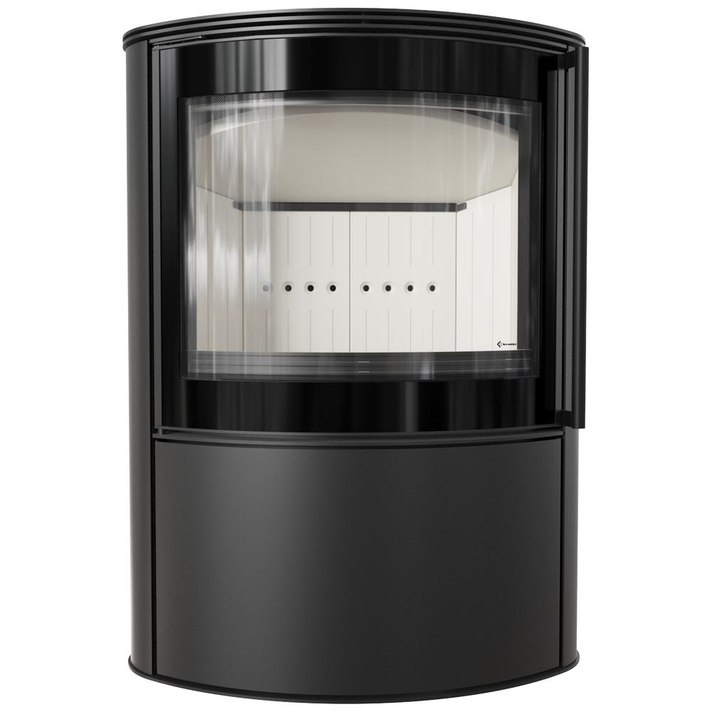 Дровяная стальная печь KRATKI BJORN 10 кВт Ø 150