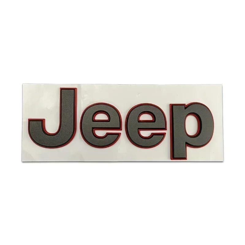 ABS Car Front Emblem for Jeep Grand Cherokee Commander Renegade Liberty Compass PatriotWrangler Tj Jk Trunk  Decoration