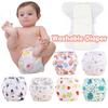 Newborns Baby Reusable Washable Adjustable Waterproof Cloth Diaper Absorbent Pads Diapers Nappy Pants