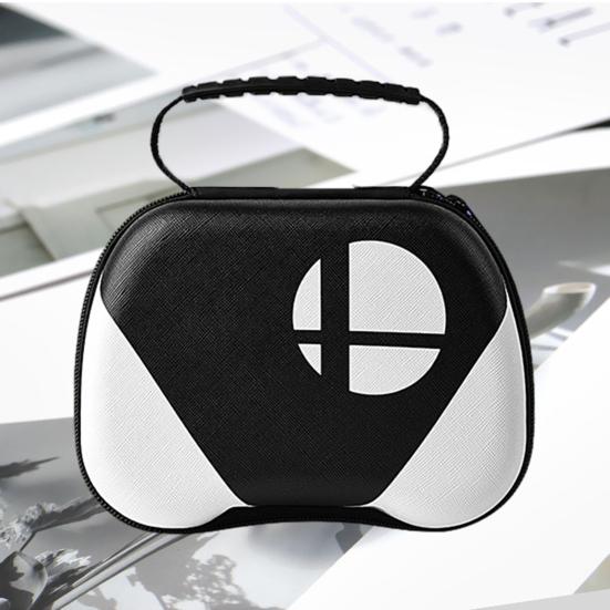 Противоударный жесткий дорожный чехол для контроллера из ЭВА, беспроводной геймпад с сетчатым карманом, фиксирующий ремень, универсальная защитная сумка с ручкой