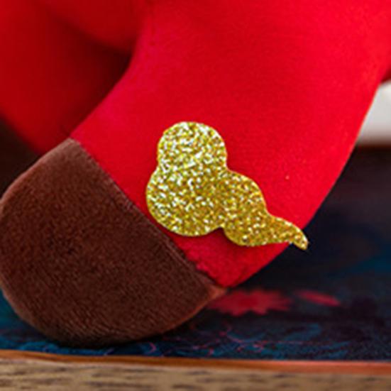 2026 год Лошади Плюшевое украшение Счастливый Зодиак Подвеска для машины/сумки Мягкая набивная игрушка Подарок на Китайский Новый год