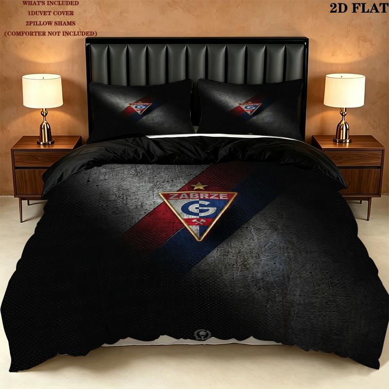 Grnik Zabrze Pattern Bedding uilt Set uilt Cover Pillowcase Home Decoration Birthday Gift (1 * duvet cover + 2 * pillowcase without core)