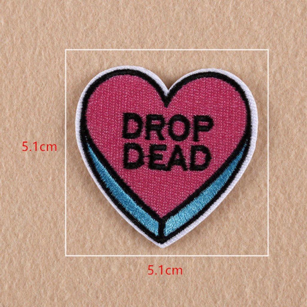 7 шт. новые вышитые пришитые утюгом нашивки, значок, сумка, шляпа, джинсовая ткань, аппликация