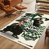2pac Customize Your Name Floor Mat Design for Foyer Entryway Playrooms Kitchen Anti-slip Rug Anime Office Decor Spiritual Gift