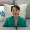 Пользовательская наволочка Jang Keun Suk HOT KPOP 45X45см Свадебная декоративная Экологичная Хлопково-льняная ткань Наволочка