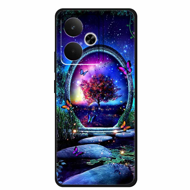 Чехол для телефона Realme GT7 GT 7T 7 T Сумка Черный Силиконовый Мягкий Задний Чехол Для Realme 14 4G 15 Pro Чехлы Coque Защитный Корпус