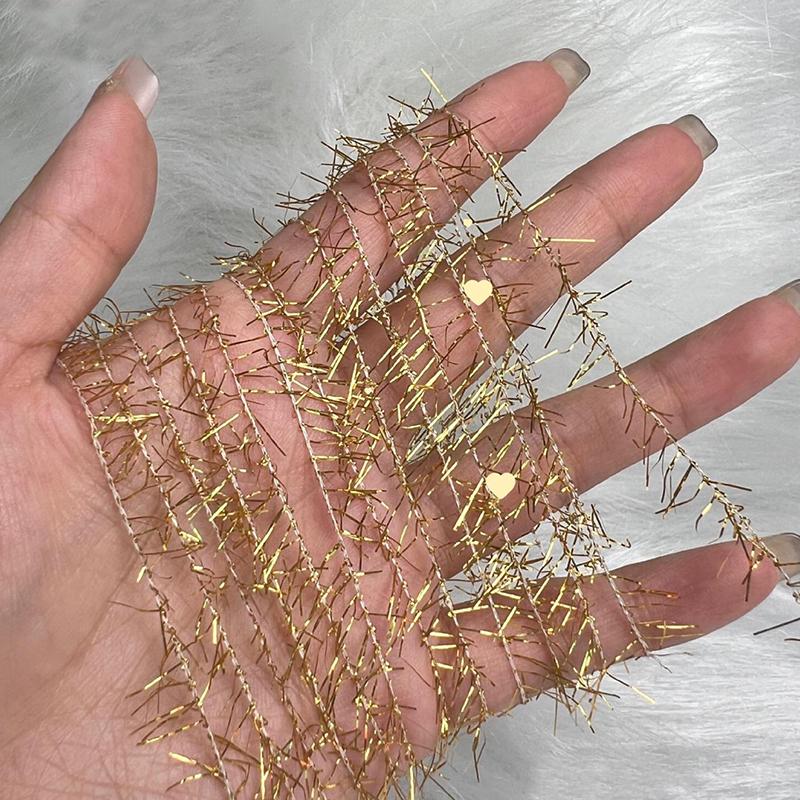 50 г/рулон пряжа для вязания своими руками блестящие декоративные аксессуары стеклянная пряжа швейные принадлежности для свитера шапки шарфа перчаток