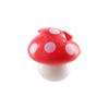 Convenient Mushroom Trash Can Red Garbage Collector Desktop Dumpster  Desktop Desk