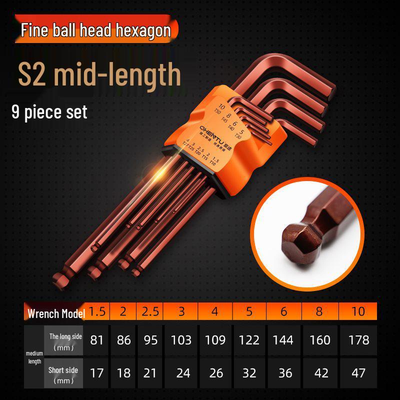 Набор шестигранных ключей Torx - 6- peças Шестигранные отвертки