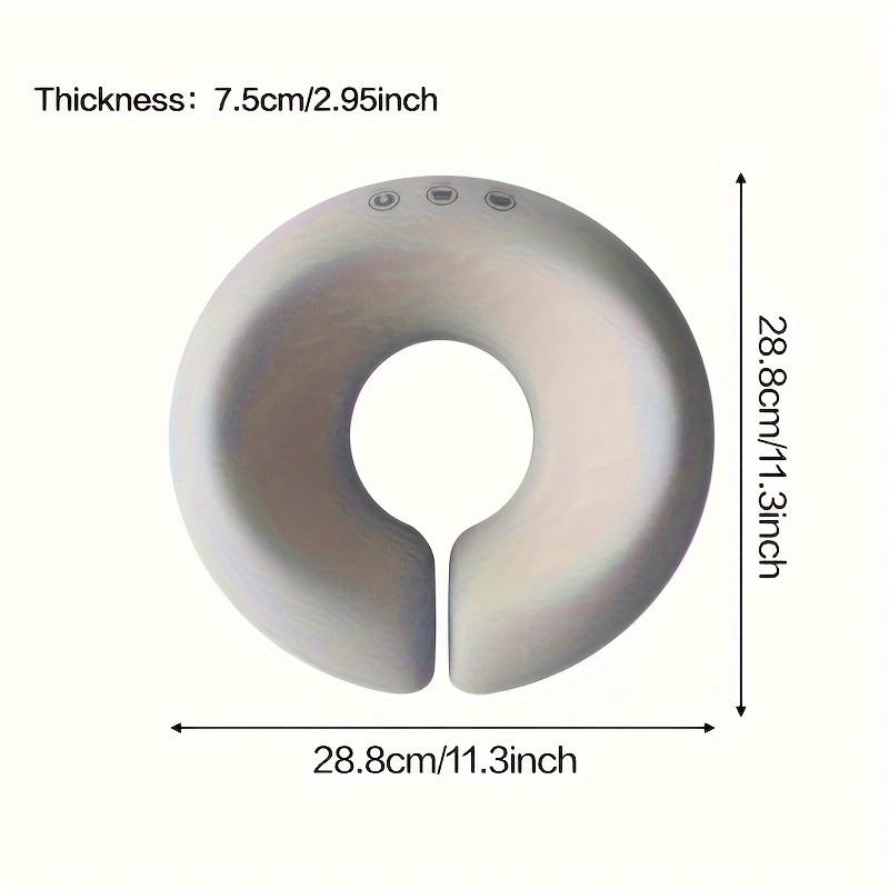 [Двусторонний массажный валик] 1 шт. Двусторонний U-образный массажный валик | Сверхпрочная мягкая подушка для лица/в положении лежа на животе для спа, процедур для лица, салонного/постельного использования | Чехол на молнии