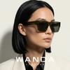 New Sun Protection Sunglasses s325Retro-style Square-frame Sunglasses, Perfect for Street Style Photography, Travel, and Everyday Wear for Both Men