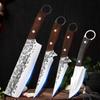 Butcher Boning Knife Cleaver Meat Fruit Vegetables Kitchen Knives Stainless Steel Blade Wooden Handle Handmade Forged Chef Knife