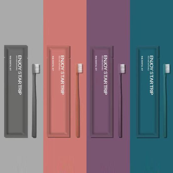 10Pcs Disposable Toothbrushes Individually Wrapped Soft Bristles Dental Care Disposable Travel Toothbrushes for Hotels Camping