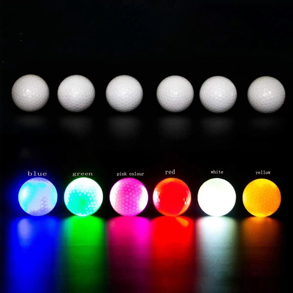 Light up Goff Balls Glow in The Dark Golf Balls for Golf Lover Outdoor Sports Gift Glowing Golf Balls or Golf Balls Game