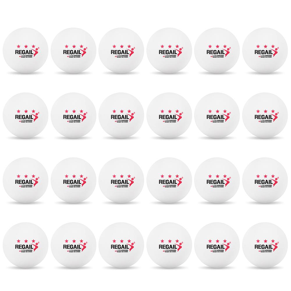 24Pcs 3-Star 40mm Table Tennis Balls Ping Pong Balls Amateur Advanced Training Practice Balls