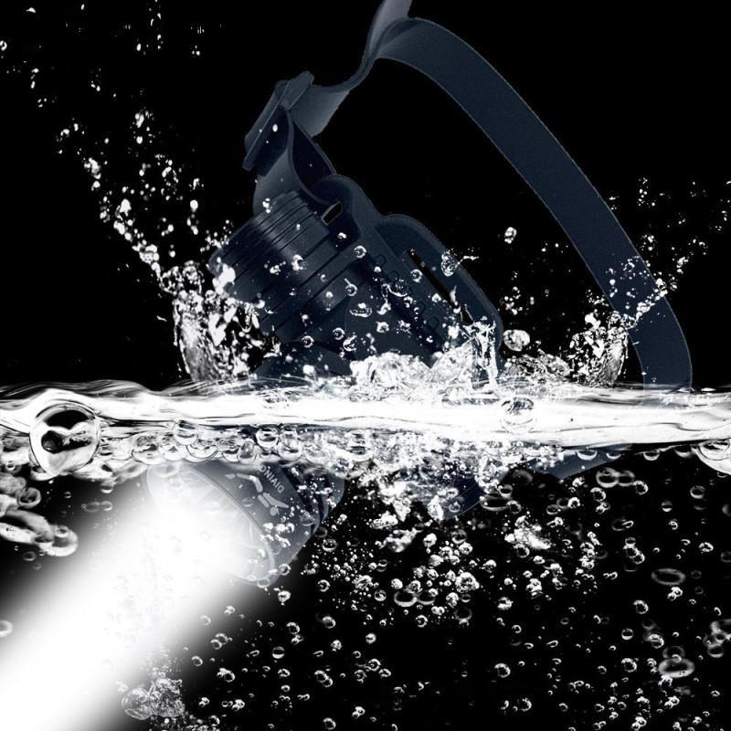 Diving Headlamp 20-40 Meters Waterproof Underwater Headlight L2 Led Head Flashlight