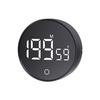 Kitchen Timer Timer with Digital Study Digital Dial Long Shows the Remaining Volume Easy for Children and the Black [200 Minutes] Magnet, Timer,