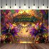 2D Flat Banner, 1 Piece, Vibrant Polyester Fiber Carnival Welcome Sign, General Festival decorationDJH