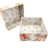 Les Trésors De Lily [L7286] - Set of 3 Nesting Boxes 'Jardin Botanique' Gray Pink - 185x90 ​​mm