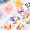 Mr. Paper 3Rolls/bag Watercolor Light Painting Series PET Tape for Handbook Tape DIY Album Photo Frame Diary